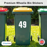 Personalised Wheelie Bin Stickers
