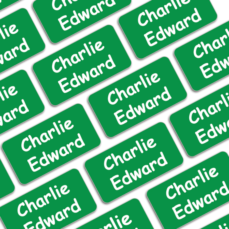 Stick On Clothing Label - Personalised Everyday Pack
