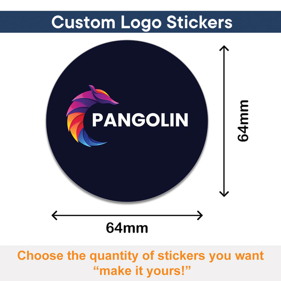 Personalised Logo Stickers - Round - Premium Paper