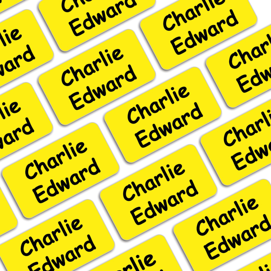 Stick On Clothing Label - Personalised Everyday Pack