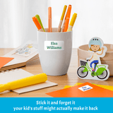 Vinyl stick on labels