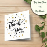 thank you card for baby shower appreciation