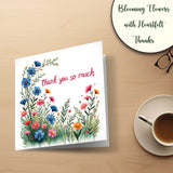 Elegant Thank You SO MUCH Greeting Card for All Occasions