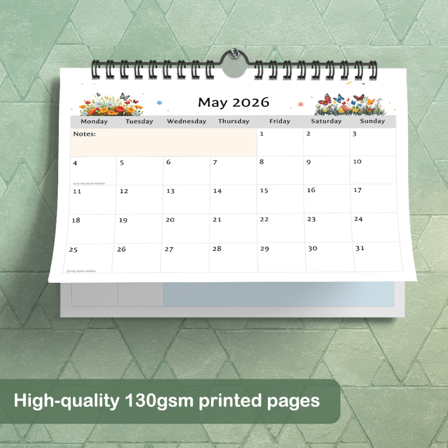 Calendar 2026 with Holidays