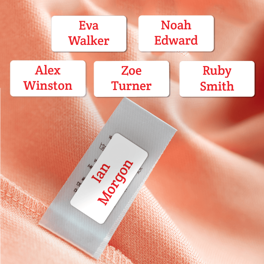 Stick On Clothing Label – Standard - Plain