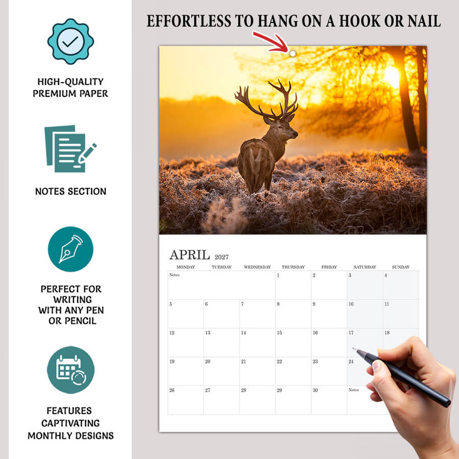 Calendar 2027 UK Wall