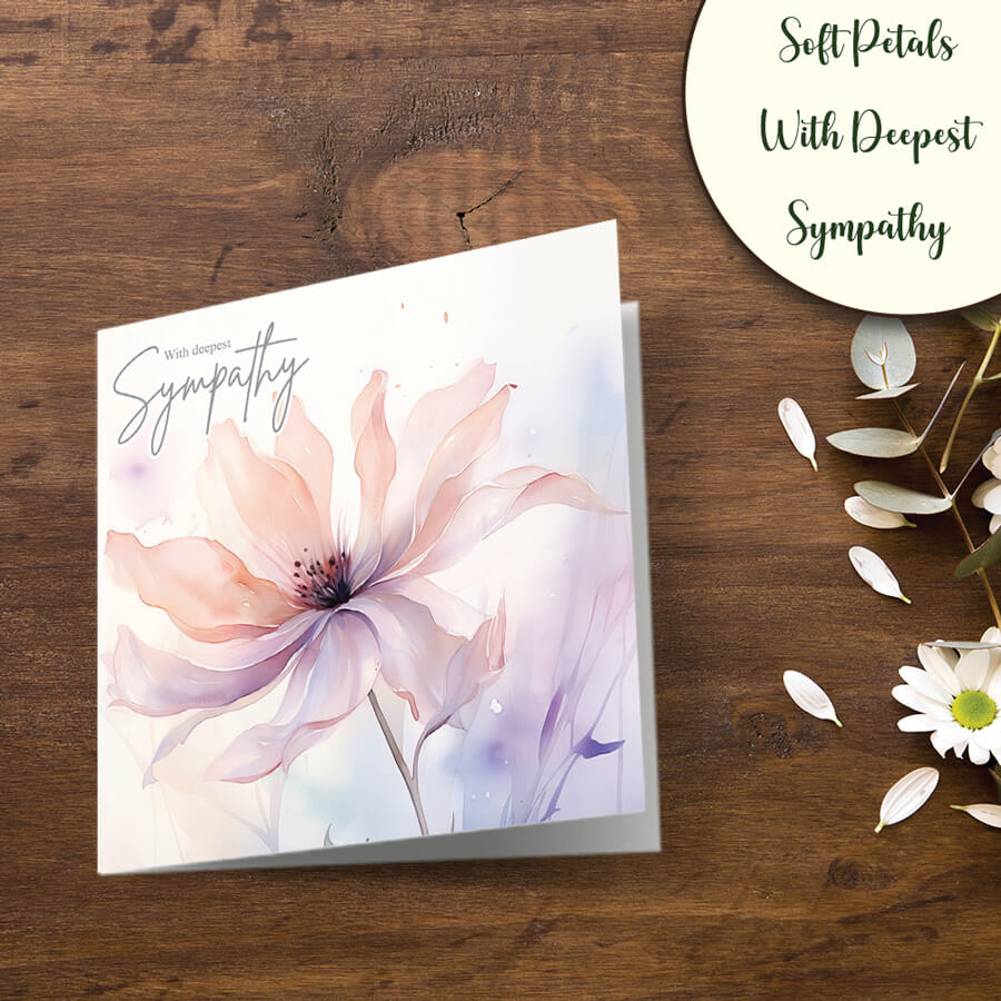 FSC Certified Sympathy Card for Loss of Loved One