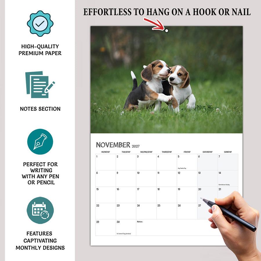 2027 Monthly calendar