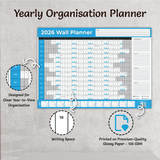 A3 Calendar for Home, Office, Study or School