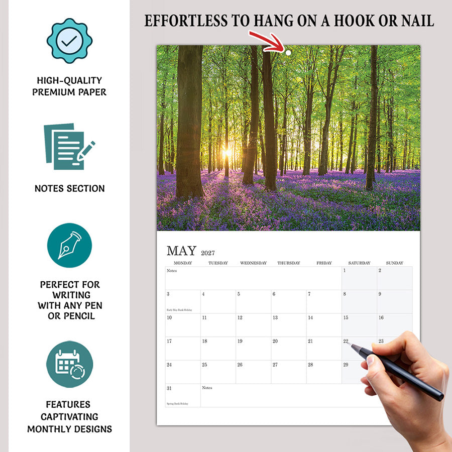 2027 monthly calendar