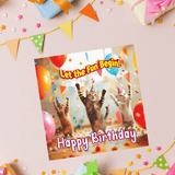 Fun Cat-Themed Birthday Card