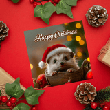 forest animal christmas greetings