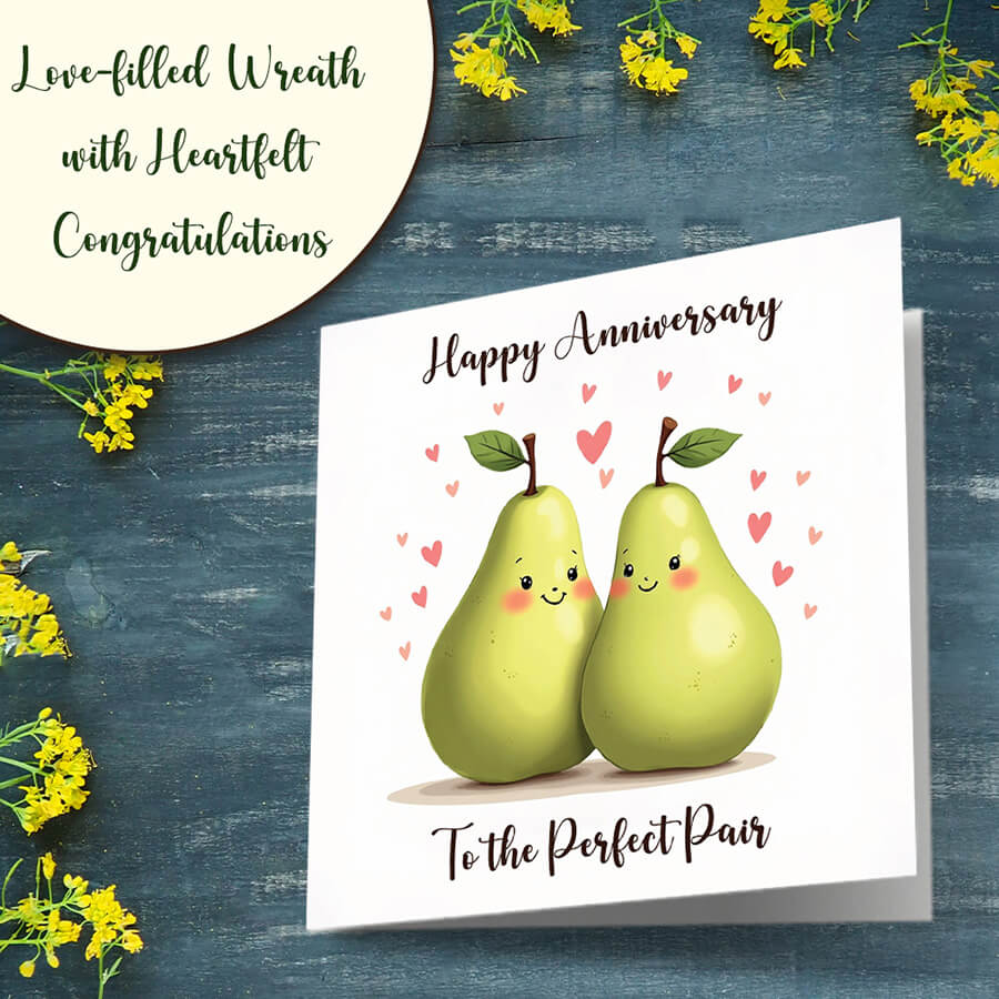 Romantic Anniversary Card for Couples