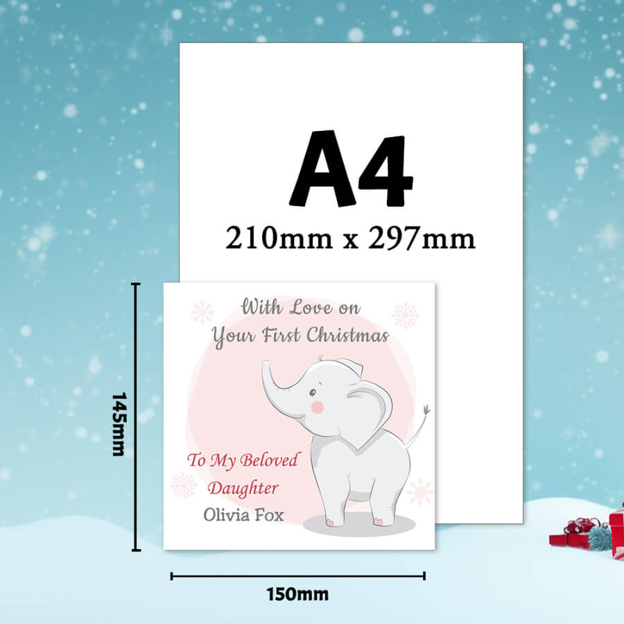 christmas cards for a daughter