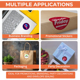 Personalised Logo Stickers - Round - Premium Paper