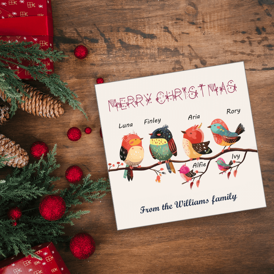 Personalised Holiday Card
