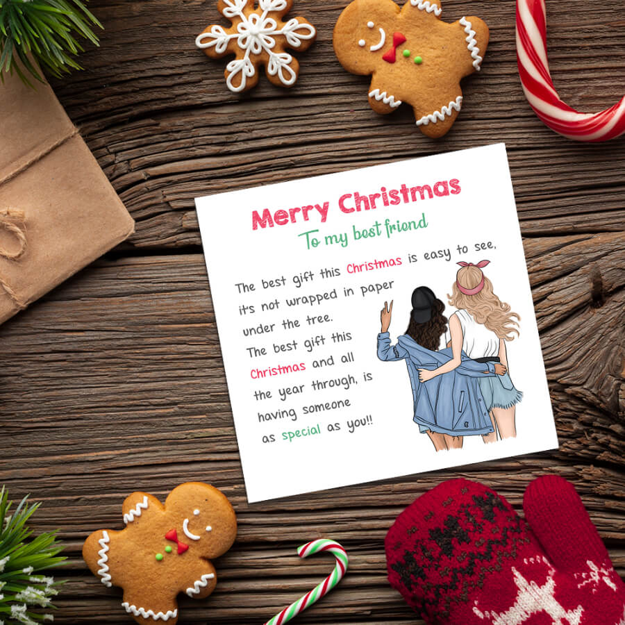 Special friend Xmas card