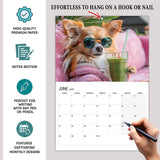 Crazy Canines Dog Calendar 2027 A3 12 Month Wall Calendar