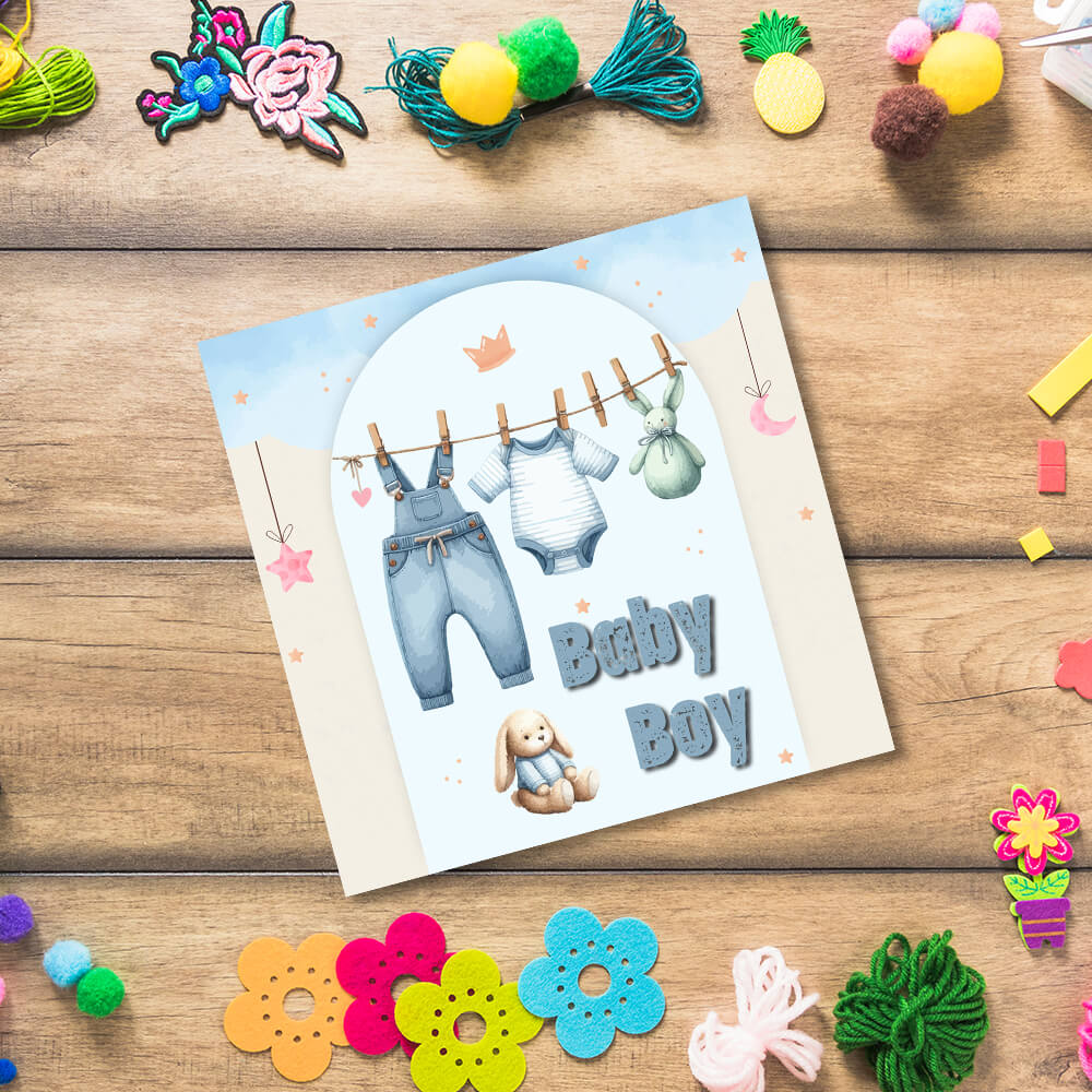 Baby Boy Card