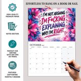 Funny Another Fucking Calendar 2027 UK