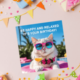 happy birthday to greeting card