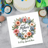 elegant floral Mother’s Day card for mom