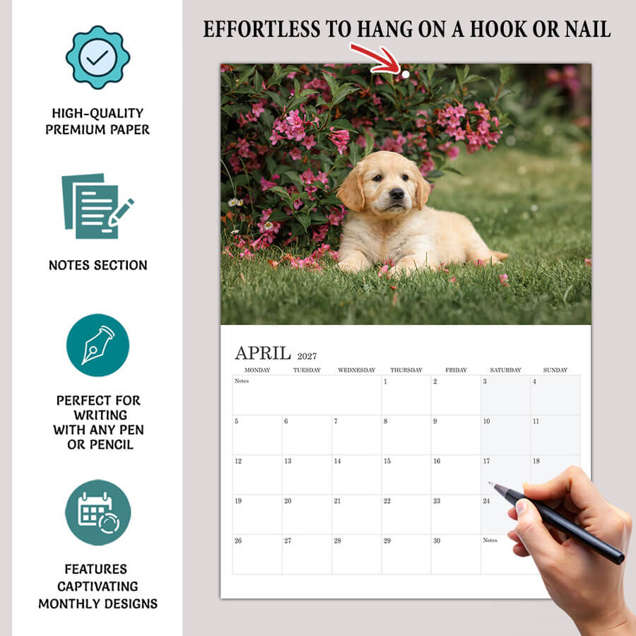Wall calendars with dogs