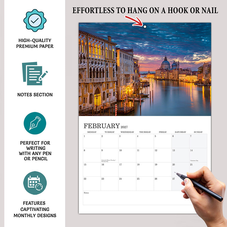 2027 calendar grid