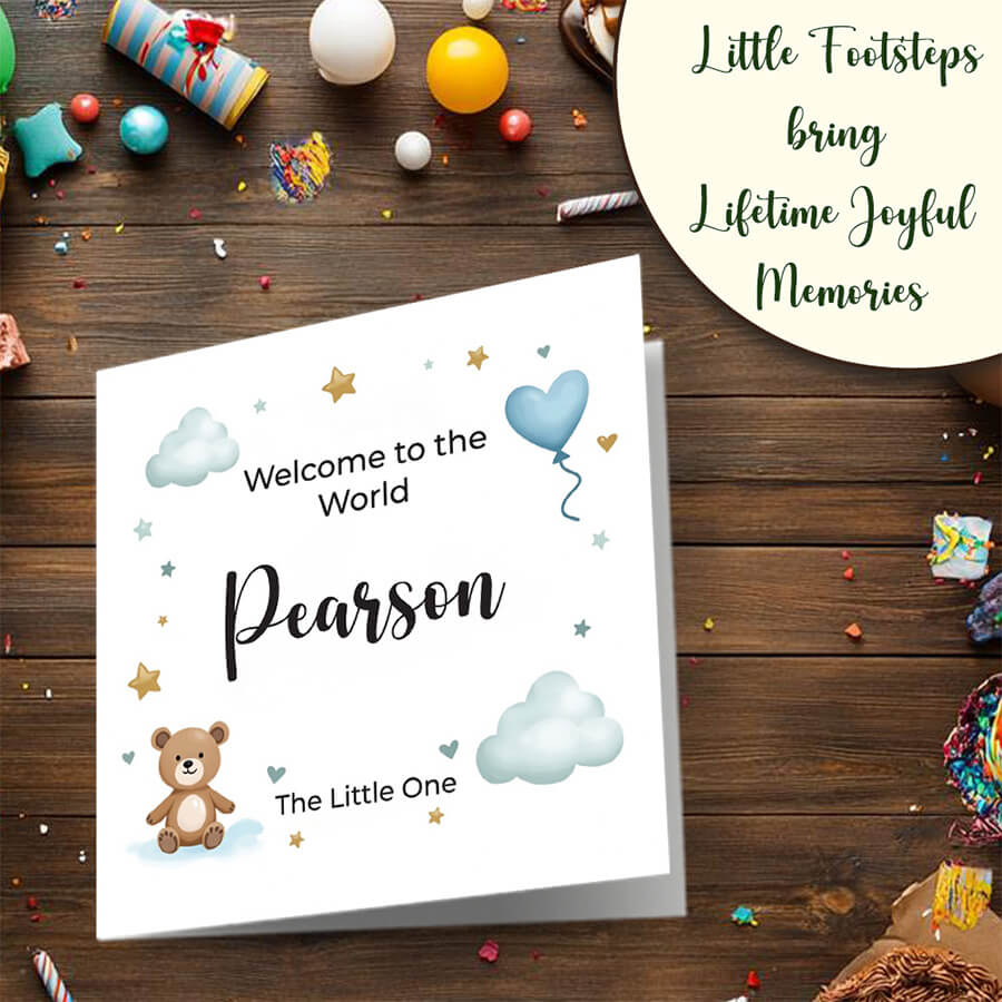 Baby Shower Card for Boy