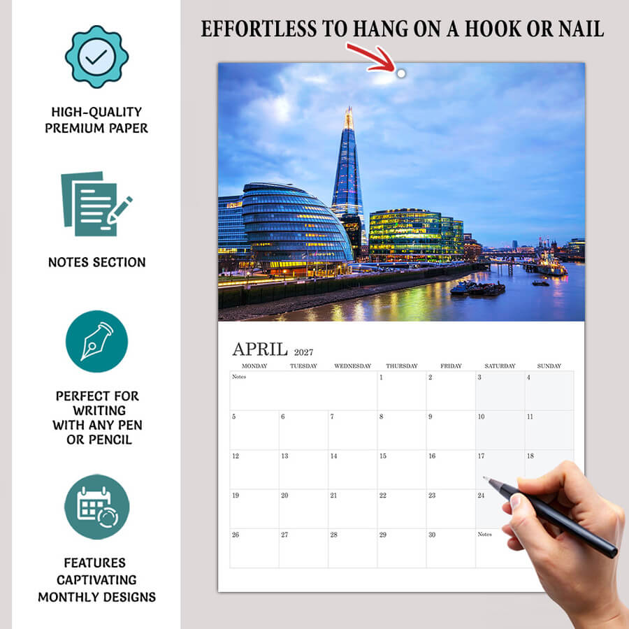 London Cityscape Calendar 2027