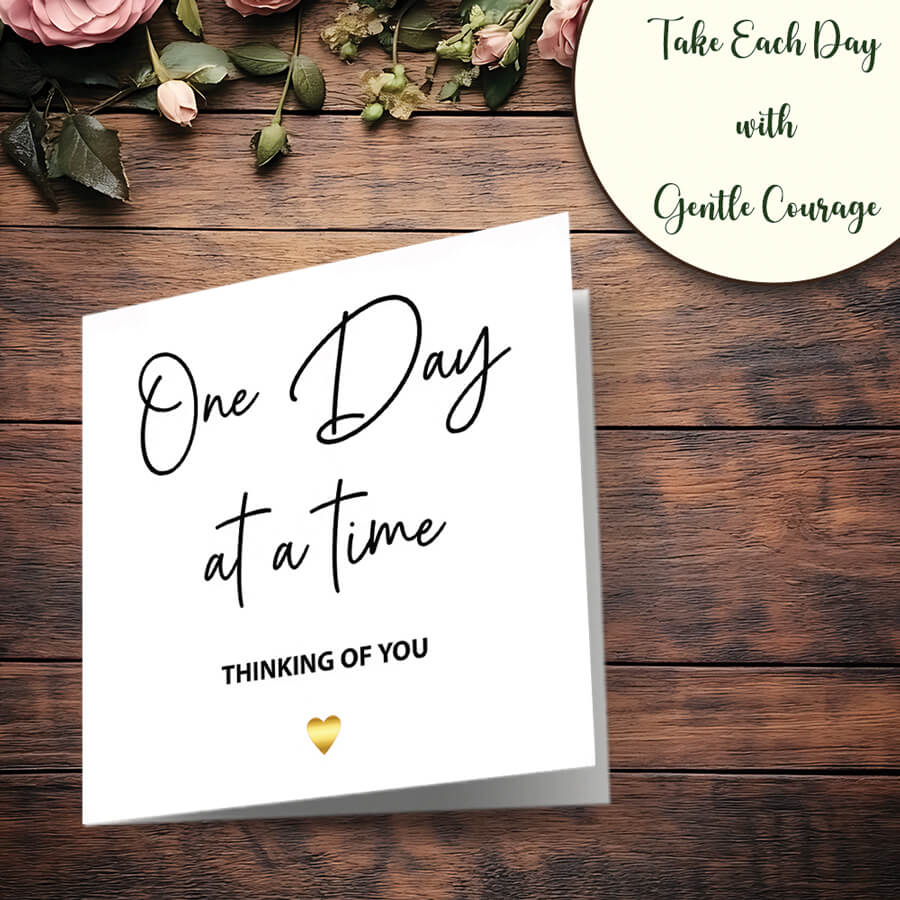 Thinking of You Condolence Card with Envelope