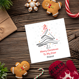 christmas card for a friend