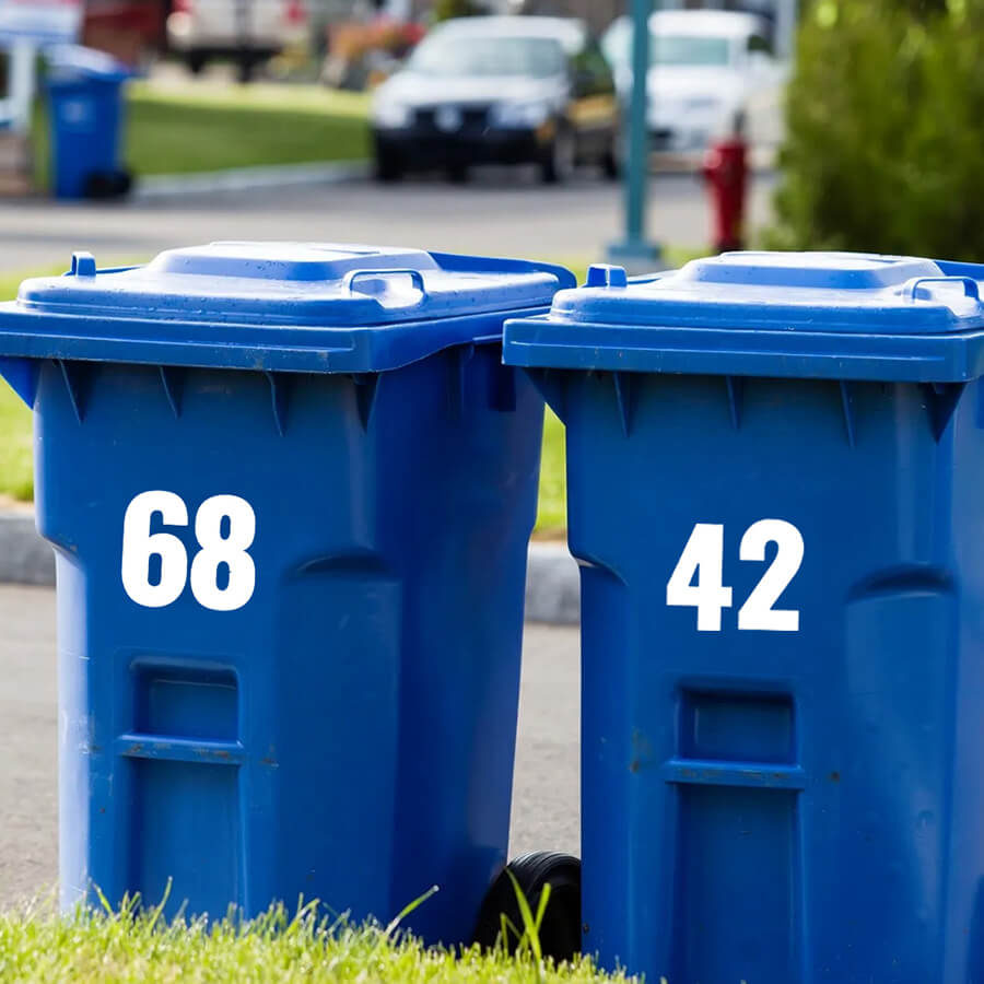 Personalised Wheelie Bin Stickers