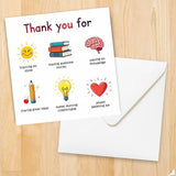 Cute Teacher Thank You Card