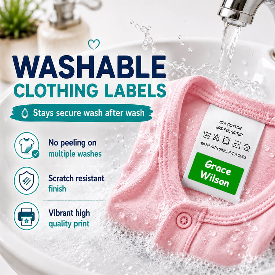Water Bottle Name Stickers