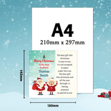 personalised card christmas