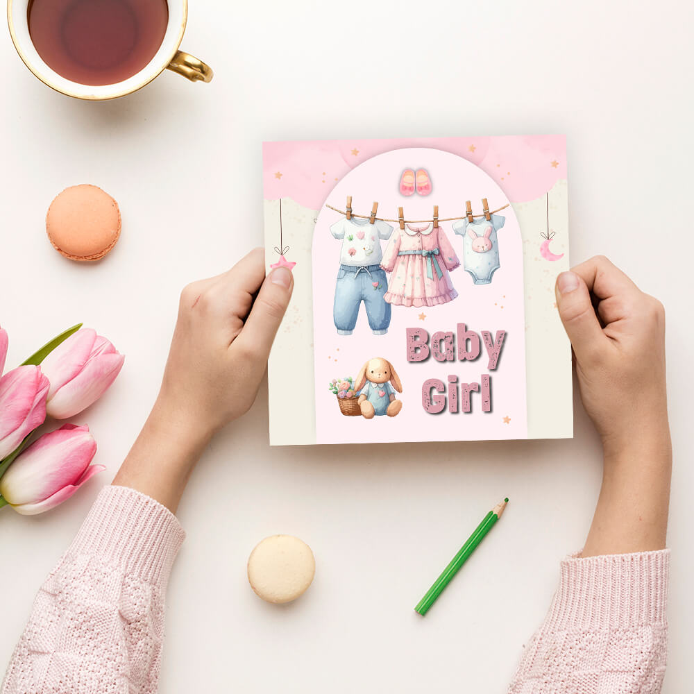 Premium Quality Newborn Greeting Card