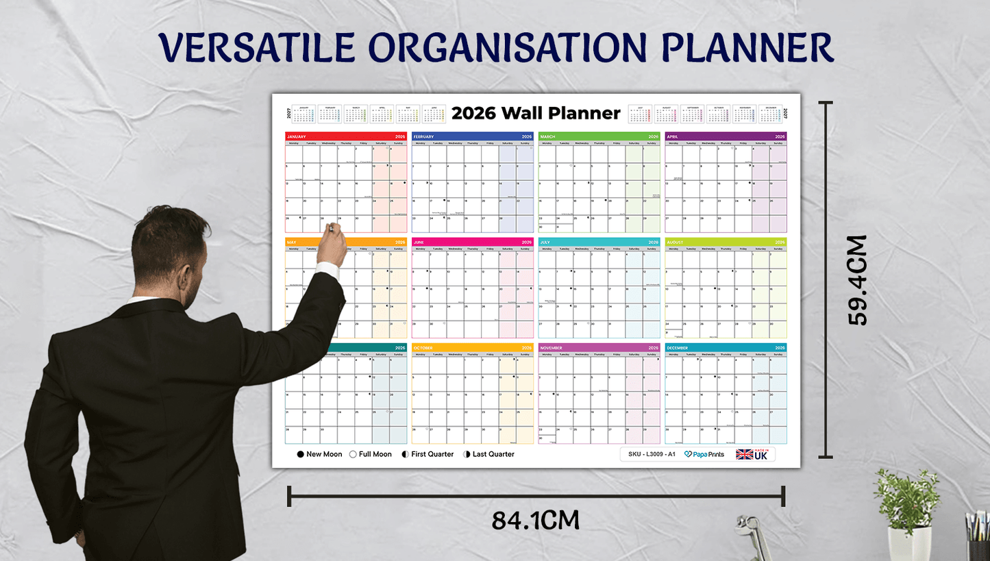 yearly wall planners