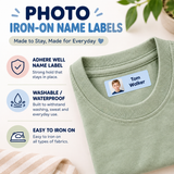 PHOTO IRON-ON NAME LABELS