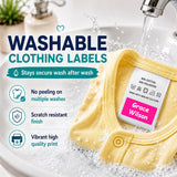Waterproof School Labels