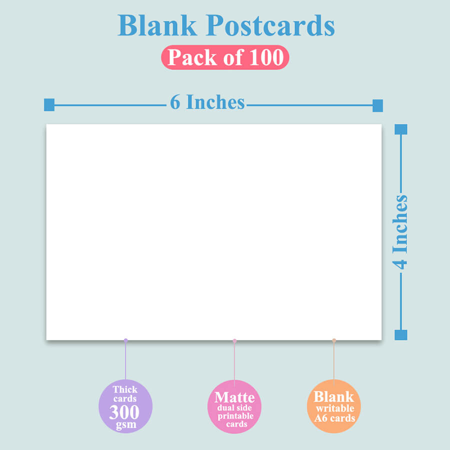 A6 Postcard Size UK