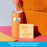 Laundry safe stick on labels