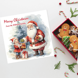 Beautiful Santa Themed Christmas Card Collection