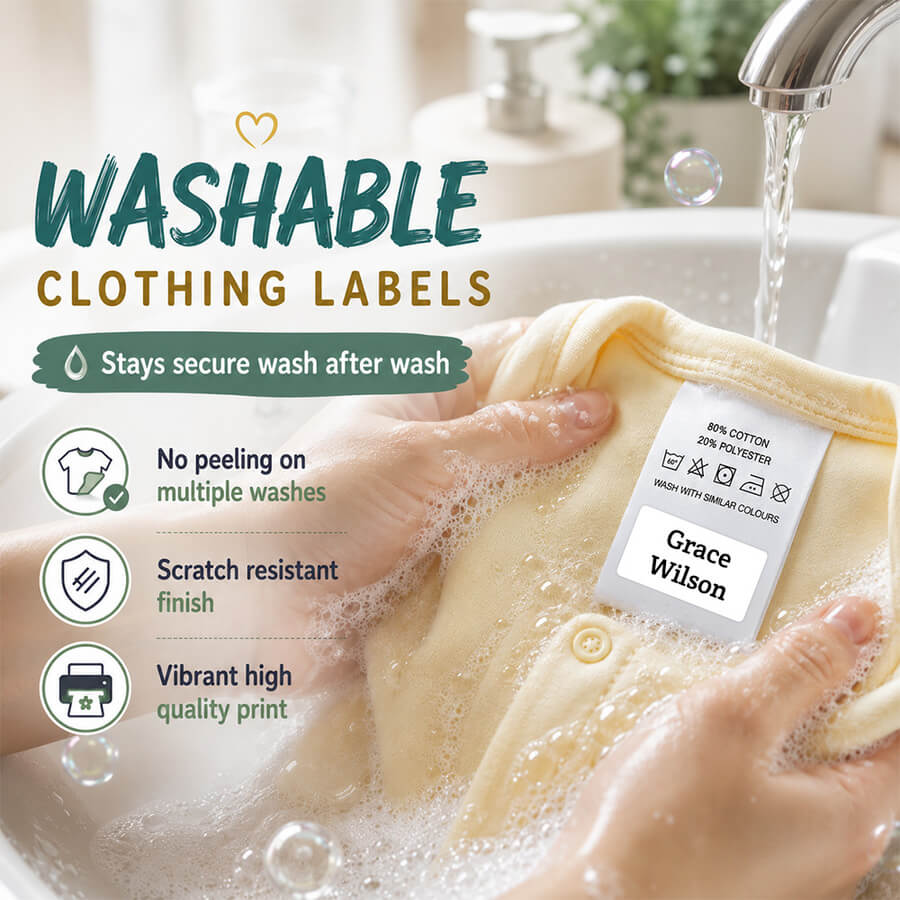 Waterproof Name Labels