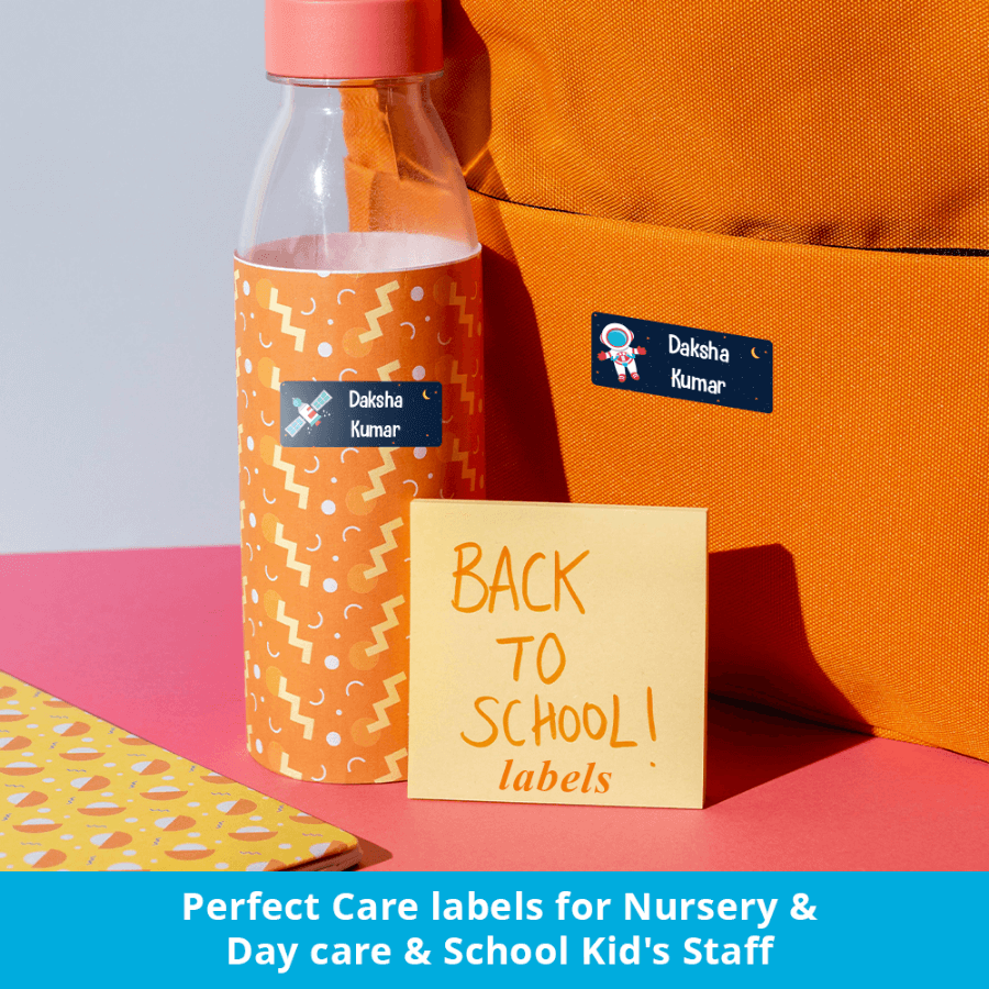 Stick On Clothing Label - Classic Medium