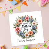 Mother’s Day card easy to write
