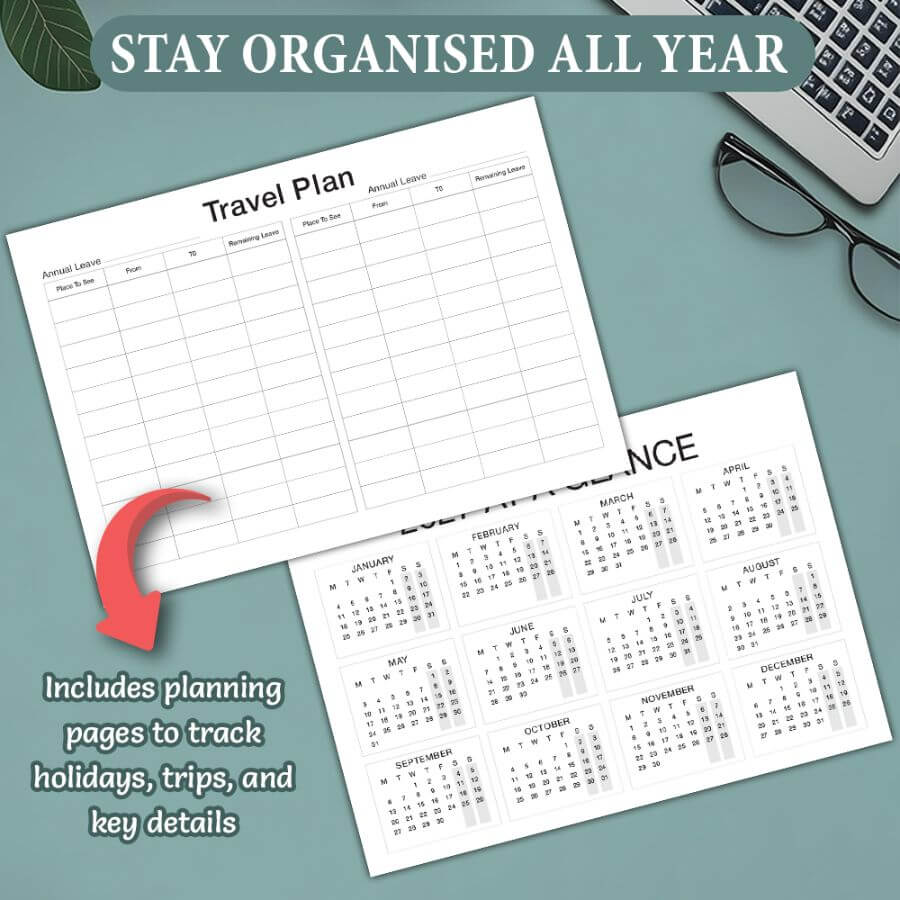 A3 Calendar 2027