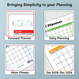 Large A2 Wall Year Planner with Notes Space