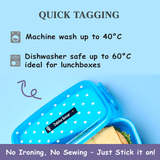 Waterproof and durable kids’ name stickers – laundry and dishwasher safe