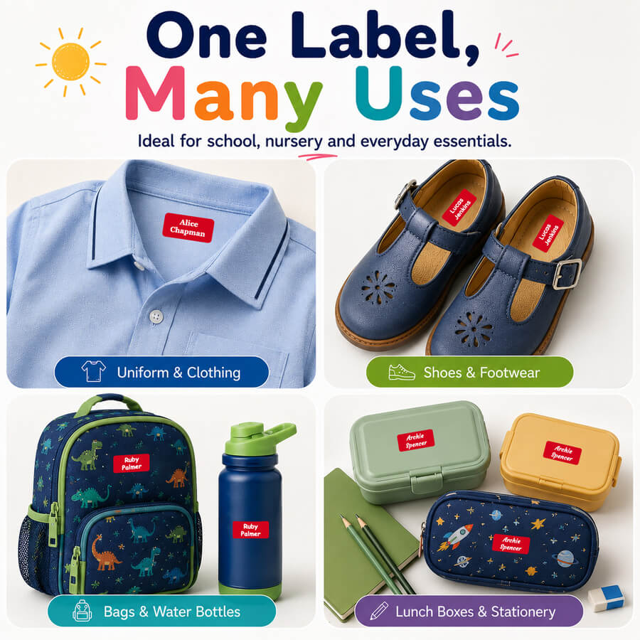 Kids Belongings Labels